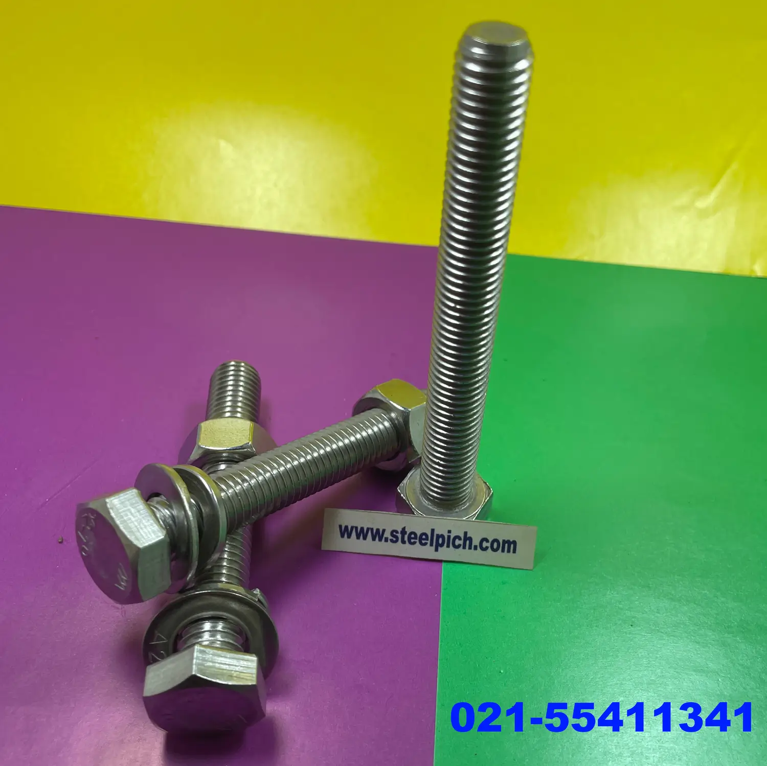 پیچ آچاری استیل ضد زنگ ۸×۷۰