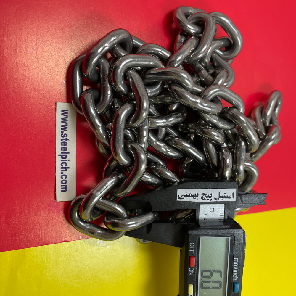 زنجیر استیل سایز 6