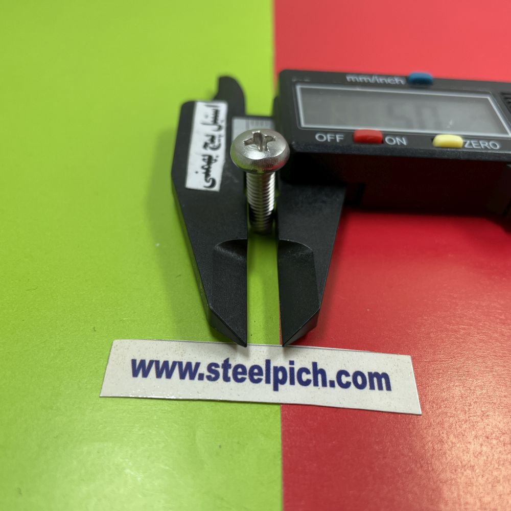 پیچ استوانه استیل